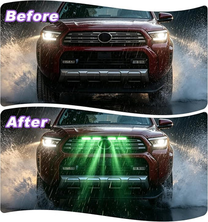 RGB Led Grills Light for 6th gen Toyota 4Runner Limited 2025 | 2027 2026 Grille Grill Lights Accessories