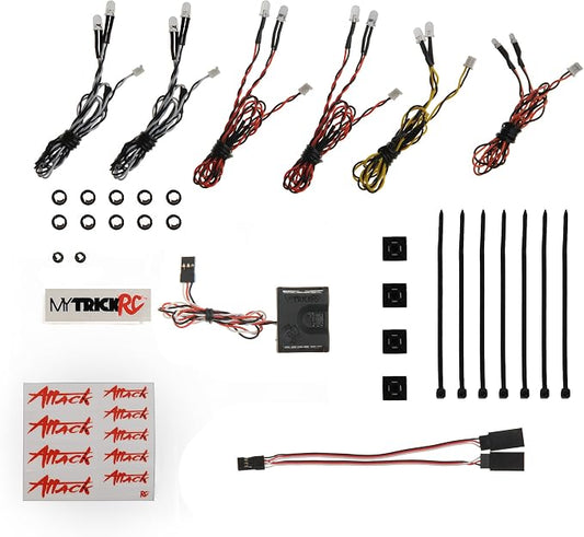 MyTrickRC Attack After-Burner 1402 Light Bar Kit- 1-SQ-1 Controller, AB1402