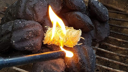 BBQ Dragon Egg Fire Starter-50 Pack Fire Starters for Fireplace-Ultra Fast, Long Lasting Charcoal Starter-Waterproof, Natural Fire Starters for Wood Stove, Campfire, Fire Pit, Charcoal Grill, Fatwood