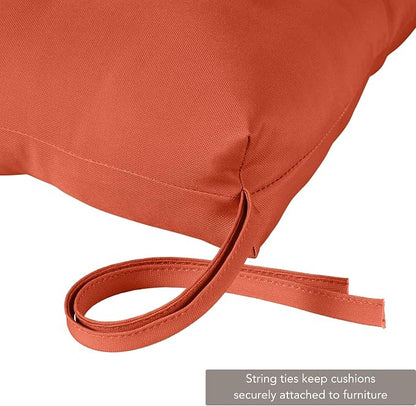 Greendale Home Fashions Outdoor 44x22-inch High Back Chair Cushions (Set of 2), Sunrise