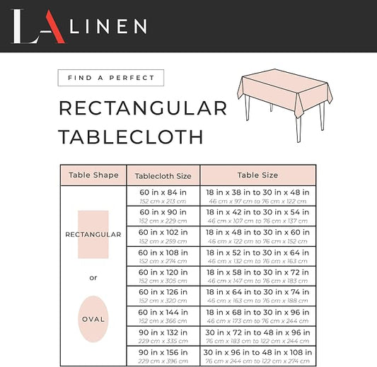 LA Linen Gingham Tablecloth - Checkered Tablecloth for Parties, Picnics & More - Farmhouse Tablecloth - Spring Tablecloth - Picnic Tablecloth - Cloth Tablecloths for Rectangle Tables - 90”x156 Green