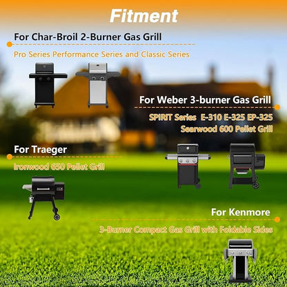 EVRBUL 3 Burner Grill Cover, 40 Inch Small Grill Cover Fit for Weber Spirit Series Grills, Waterproof Griddle Covers for Char-Broil 2-Burner Griddle Kenmore 3-Burner Compact Grills