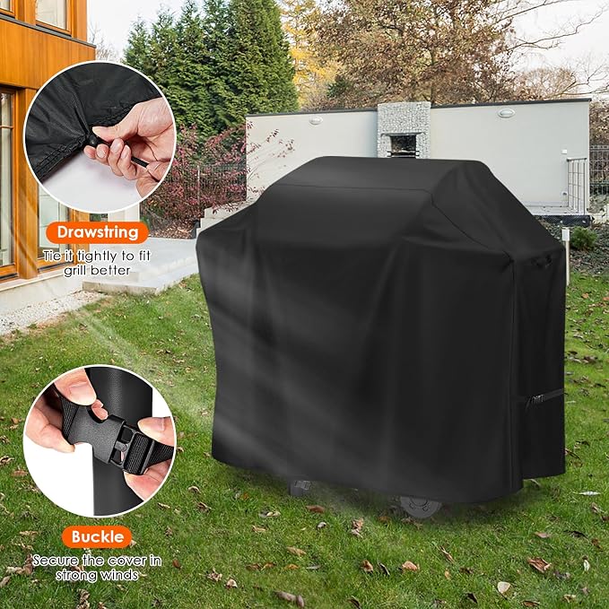Grill Cover for Grill DEPOTS 3 Burner Propane Gas Grill-41x20x38in | 41inch Barbeque Covers for HUGROVE 4 Burner Grill, Outdoor Grill Cover Waterproof for BBQ Grill, Outdoor Cooking Kitchen