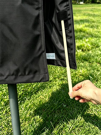 Umbrella Cover for 6ft to 9ft Patio Umbrellas, Waterproof and Durable Market Umbrella Cover with Zipper and Rod