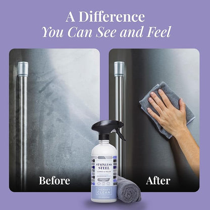 Therapy Stainless Steel Cleaner and Polish, Lavender Scent, Sink Cleaner (Pack of 3)