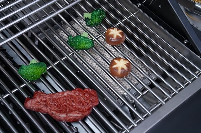 BBQ Infrared Searing Burner Stainless Steel Ceramic Gas Burner (Square 9.8x4.5 inch)
