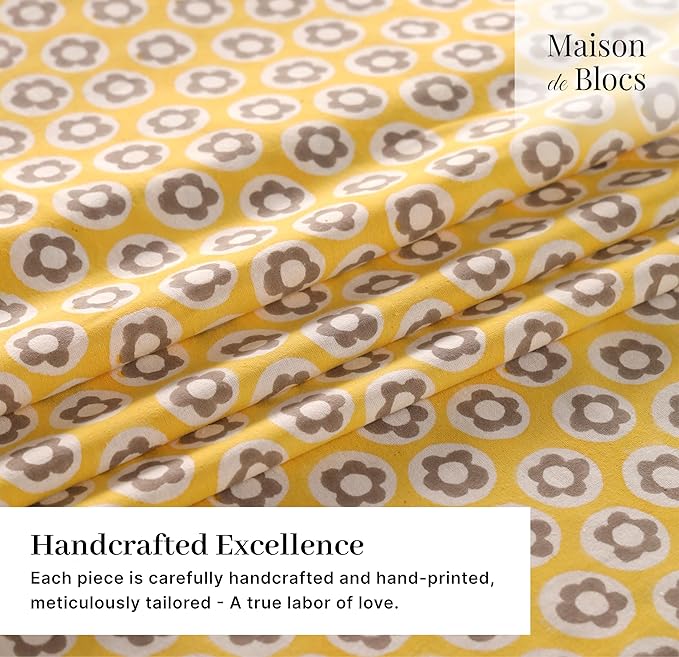 100% Cotton Hand Block Printed, Tablecloth for Kitchen, Dining, Table Cover for Parties, Chritmas, Weddings, Barbecues and Summer picnics Table Cloth
