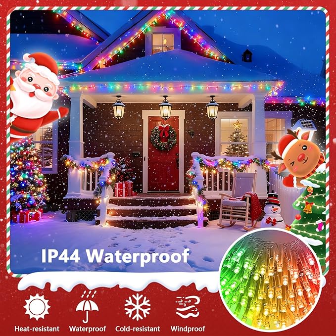 2025 New 88FT 240LED Smart Color Changing 4th of July String Lights Outdoor App Control RGB LED String Lights with Remote & Timer, Waterproof Twinkle American Flag Lights Indoor for Independence Decor