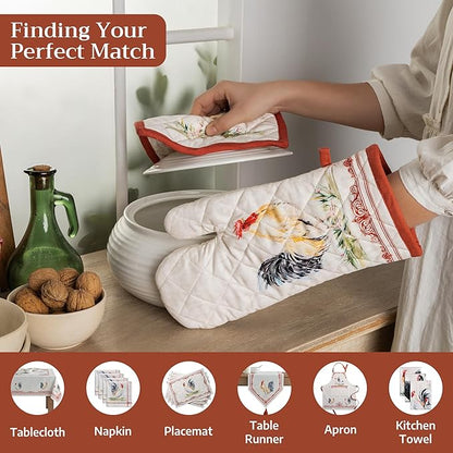 Maison d' Hermine Campagne 100% Cotton Pot Holder, 8 - inch by 8 - inch.
