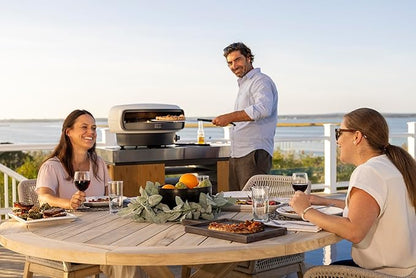 Everdure KILN R Series 2-Burner Gas Pizza Oven - 16” Restaurant Quality Pizza in Under 2 Minutes - Backyard, Portable Pizza Oven for Families & Pizza Enthusiasts, Cooks More Than Pizza, Stone
