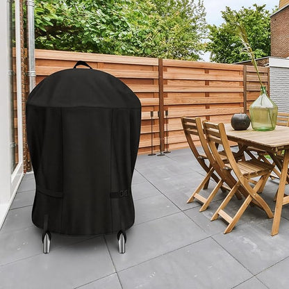 Smoker Grill Cover for Weber Smokey 14 inch,Waterproof Heavy Duty Charcoal Smoker Cover,Round Grill Cover for Most Charcoal Grill