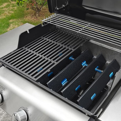 QuliMetal Grill Parts Replacement 7636/67046 Flavorizer Bars 7639/7638 Grill Grate for Weber Spirit/Spirit II 300 Series & GS4,Spirit E/S-310 320,Spirit II E/S 310 Gas Grills with Front Mount Control
