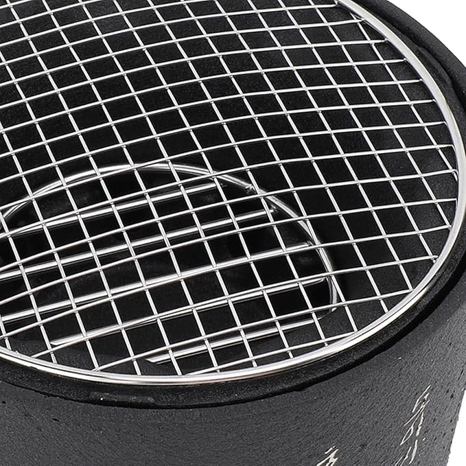 Pomya BBQ Stove, Durable Practical Barbecue Grill Charcoal Stove Korean Design for Tea Making (S)