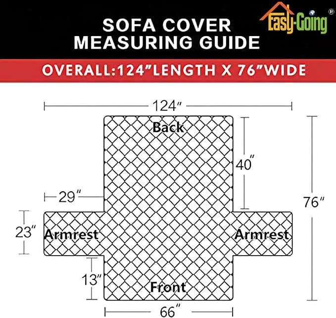 Easy-Going Reversible Couch Cover for 3 Cushion Couch Sofa Cover for Dogs Water Resistant Furniture Protector Cover with Foam Sticks Elastic Straps for Pet Cat (Sofa, Christmas Red/Ivory) | Large, Washable Slipcover For Dogs, Water Resistant Furniture ...