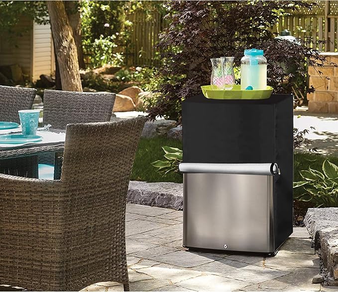 Upright Freezer Cover 23''L x 23''W x 34''H, 600D Oxford mini fridge cover Protection for Outdoor Refrigerator Waterproof, Dustproof,Sun-Proof