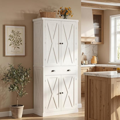 IRONCK Storage Cabinet with Drawers and Doors for Living Room and Entryway | Open Shelves, Adjustable shelves, Organized essentials