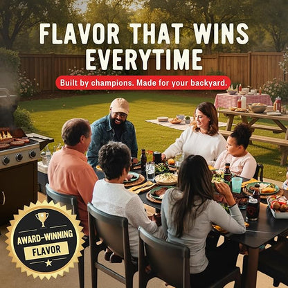 Kosmos Q Original BBQ Beef Injection, Award-Winning Brisket Marinade for Ribs, Roasts, & More, Moisture-Retaining Barbecue and Meat Seasoning, Tender Juicy Flavor, 16 Oz Jar