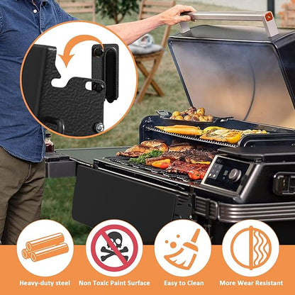 AJinTeby Folding Front Shelf for Traeger Timberline XL and Ironwood XL with Pal Rail System, BAC605 P.A.L. Pop-and-Lock Front Shelf for Traeger Grill