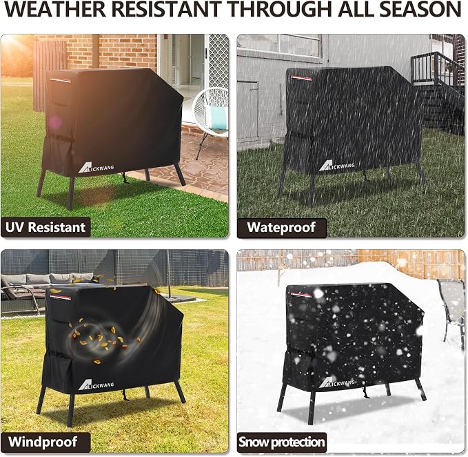 Grill Cover for Blackstone 22 inch Griddle with Hood and Stand,Outdoor Heavy Duty 600D Flat Top Grill Cover,Waterproof UV & Fade Resistant Grill Cover