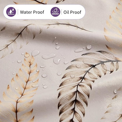 Vinyl Spring Table Cloth Rectangle, Heavy Duty Table Cover Oil Proof & Waterproof Non-Slip, Heat Resistant Tablecloth for Outdoor Indoor, Easy Clean Wipeable Table Protector for Kitchen 55" X 108"