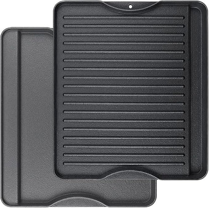 Utheer Reversible Grill Griddle for All Camp Chef 14" & 16" Stoves Cast Iron Griddle, for Camp Chef Explorer 2-Burner Stove,3-Burner, Single Burner Outdoor Stove, 1 Pack