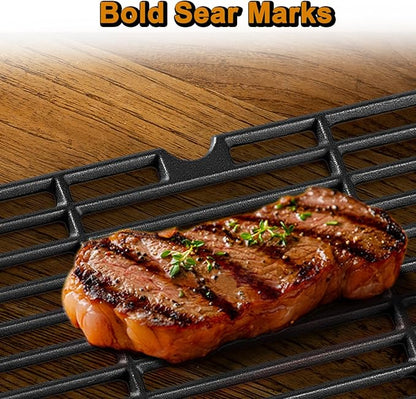810-4551-0 Grill Grates Replacement Parts for Brinkmann Grill Parts 810-1750-S 810-1751-S 810-3551-0 810-3752-F Pit Boss Pro Series 820 PB820PS1 820PS1 Cast Iron Brinkman 5 Burner Gas Cooking Grates