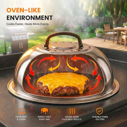 Overmont 31PC Griddle Accessories Kit, Spatula Set with Basting Cover Press | Flat Top Grill Tool Set with Enlarged Spatulas Scraper Tong Carry Bag, Professional Barbecue Gift for Outdoor BBQ Teppanyaki