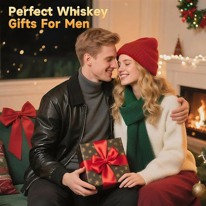 Electric Whiskey Smoker Kit Built-in Lighter, Rechargeable Old Fashioned Cocktail Bourbon Drink Smoker kit with 6 Wood Chips Whisky Kit Gifts for Men Dad Husband Boyfriend Mens