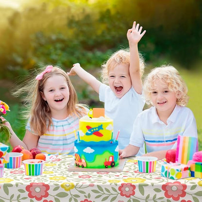 LINPRO 6ft Picnic Table Cover with Bench Covers Vinyl Fitted Picnic Table Covers with Elastic Camping Essentials and Picnic Tablecloth and RV Accessories