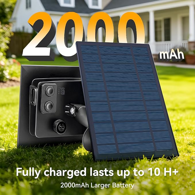 Ollny S11 100FT Solar String Lights Waterproof Dimmable for Backyard | Patio Lights with Remote & Timer & 3 Lighting Modes, Shatterproof Edison Bulbs, String Lights for Outside Party Décor