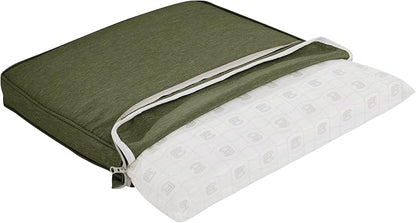 Classic Accessories Montlake Back Cushion Foam & Slip Cover, Heather Fern, 21" Wide x 23" high x 2" Thick