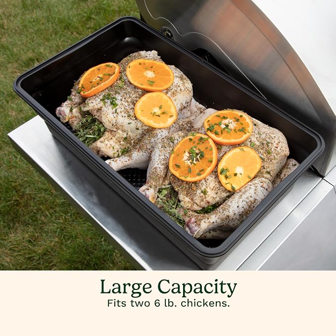Cuisinart XL Collapsible Marinating Container, Large Capacity Grill Accessories Perfect for BBQs and Tailgates, Marinade and Brining Prep, Collapsible Silicone for Easy Storage