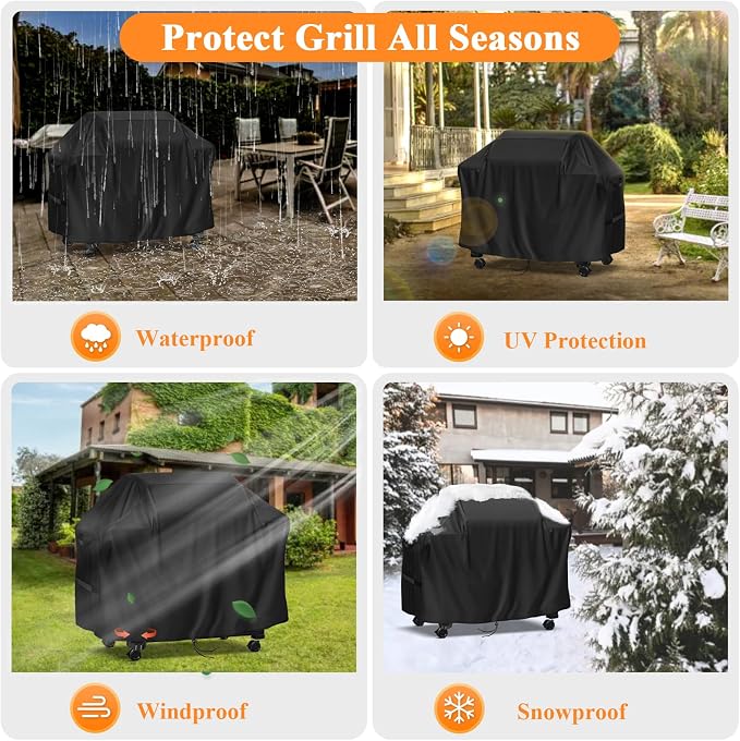 Customized Grill Cover Waterproof Heavy Duty BBQ