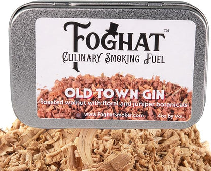 Cocktail Smoker Wood Chips - 4oz Walnut & Juniper Botanicals Shavings for Smoker, Whiskey & Drink Infuser Kit - Culinary Wooden Smoking Chips for Cocktail Smoke Gun & Drink Smokers