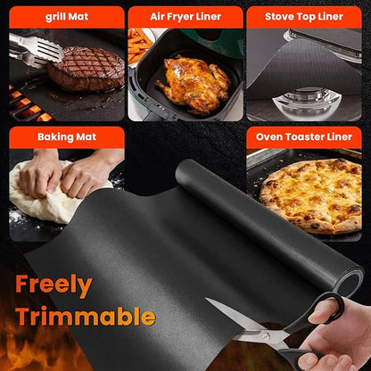 Blackstone Griddle Accessories – Custom Nonstick Griddle Mat for 36 Inch Blackstone Griddle, 2 Pack Reusable Liner to Protect Griddle | Blackstone Accessories for Outdoor Cooking & Easy Cleanup