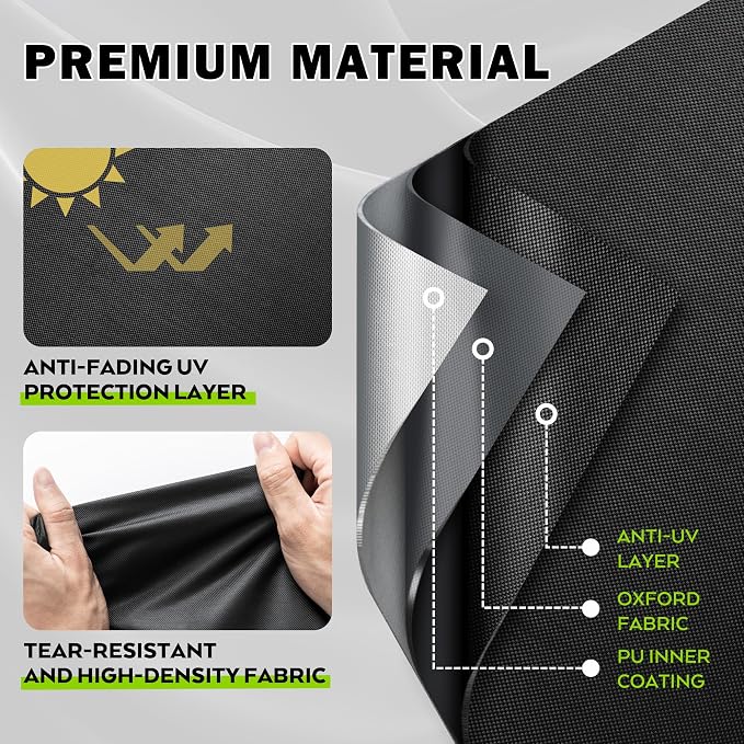Griddle Cover for Charbroil 28" XL Performance Series 3-Burner Grill, Flat Top Grill Cover for Charbroil 28in Propane Gas Griddle 463258924 All Weather Protective Cover