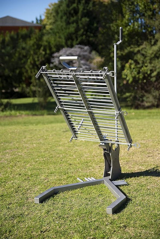Asador Cross Grill - Stainless Steel Outdoor Argentine/Patagonia Style BBQ