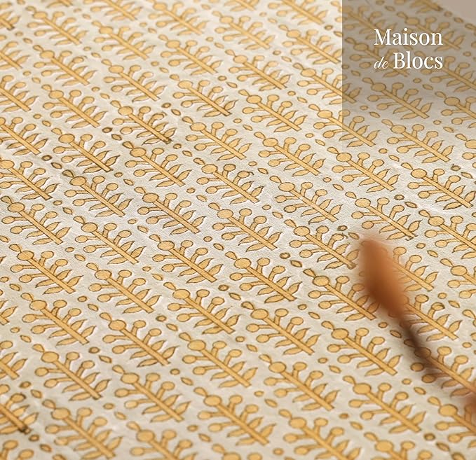 100% Cotton Hand Block Printed, Tablecloth for Kitchen, Dining, Table Cover for Parties, Chritmas, Weddings, Barbecues and Summer picnics Table Cloth