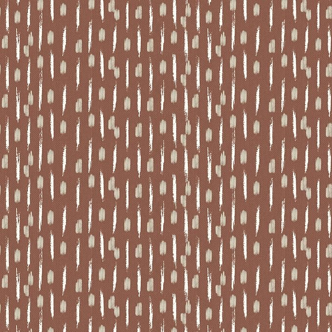 Arden Outdoor Patio Dining Chair Cushion, 20x44, Rain-Proof Seat Pad, Fade-Resistant Outdoor Cushion Rust Red Brushed Texture