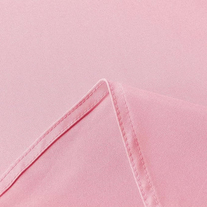 sancua Rectangle Tablecloth - 60 x 60 Inch - Stain and Wrinkle Resistant Washable Polyester Table Cloth, Decorative Fabric Table Cover for Dining Tables, Buffet Parties and Camping, Pink
