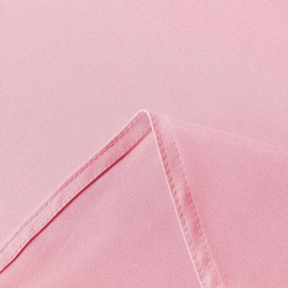 sancua Rectangle Tablecloth - 70 x 70 Inch - Stain and Wrinkle Resistant Washable Polyester Table Cloth, Decorative Fabric Table Cover for Dining Tables, Buffet Parties and Camping, Pink