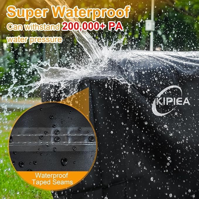 600D Pellet Grill Cover for Pit Boss 700FB, Classic 700, and Pro 600 Series, Waterproof BBQ Smoker Cover, UV Resistant