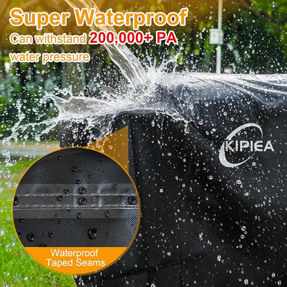 600D Pellet Grill Cover for Pit Boss 700FB, Classic 700, and Pro 600 Series, Waterproof BBQ Smoker Cover, UV Resistant