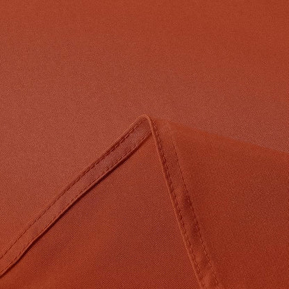 sancua Rectangle Tablecloth 60 x 120 Inch Burnt Orange, Stain and Wrinkle Resistant Washable Fabric Fall Table Cloth, Thanksgiving Polyester Table Cover for Dining Parties Rust Pumpkin Orange