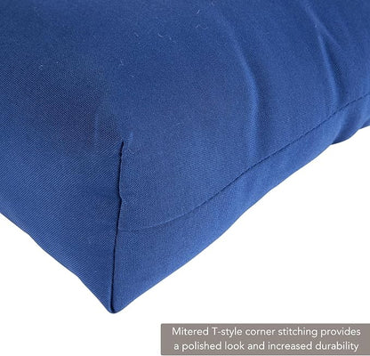 Greendale Home Fashions Blue 44'' x 22'' Outdoor High Back Chair Cushion