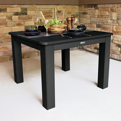 highwood Hamilton 5 Piece Square Dining Set, Black