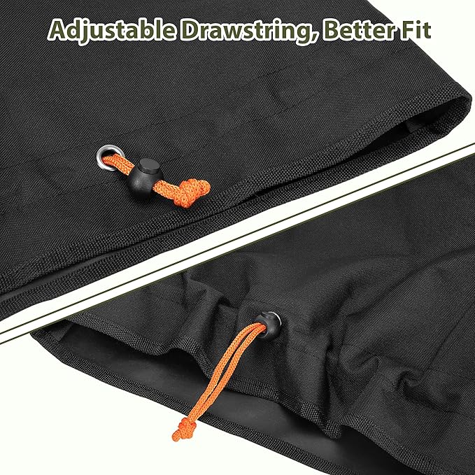 HODRANT Outdoor BBQ Cover Compatible with Char-Broil Grill2Go X200 Portable Propane Gas Grill, Portable Grill Carry Bag with Top Handle, Pocket for Barbecue Tools & Accessories, Cover Only