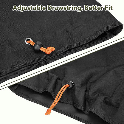 HODRANT Outdoor BBQ Cover Compatible with Char-Broil Grill2Go X200 Portable Propane Gas Grill, Portable Grill Carry Bag with Top Handle, Pocket for Barbecue Tools & Accessories, Cover Only