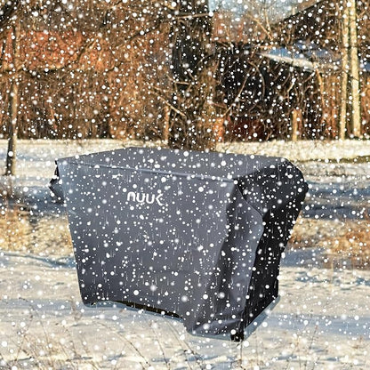 NUUK 20" x 42" Outdoor Grill Cart Prep Work Table Cover, Waterproof & UV Resistant Pizza Oven Stand Table Cover for Kitchen Island BBQ Worktable Protection