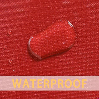 sancua Waterproof Rectangle Vinyl Tablecloth Table Cloth 60x84 Inch, Red | 100% Oil Spill Proof, PVC Material, Wipe Clean Table Cover for Dining Tables, Buffet Parties and Camping
